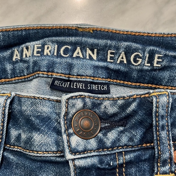 American Eagle Hi Rise Shortie Next Level Stretch Shorts size 6 Exc. condition - Picture 5 of 6